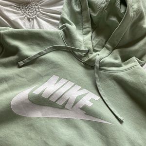 Sage green Nike hoodie